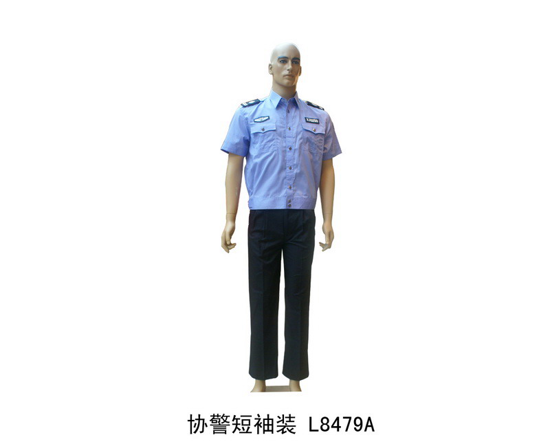 L8479A Police Association short-sleeved dress